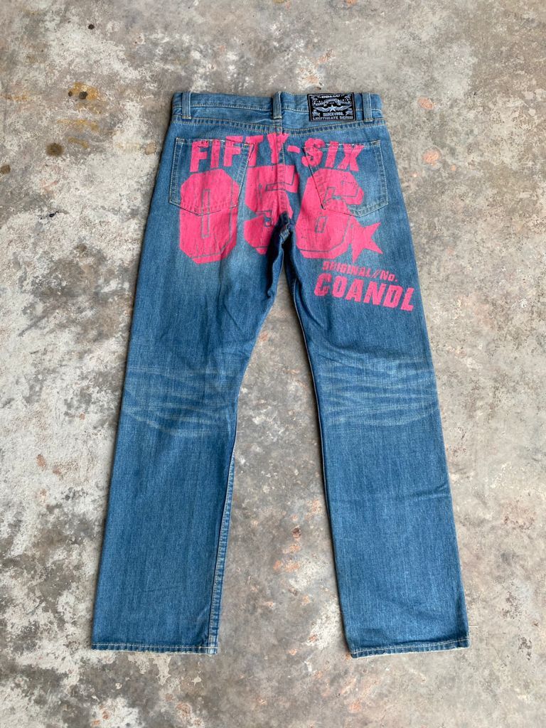 image of Vintage Co&lu Denim Selvedge s in Light Blue Fade, Men's (Size 33)