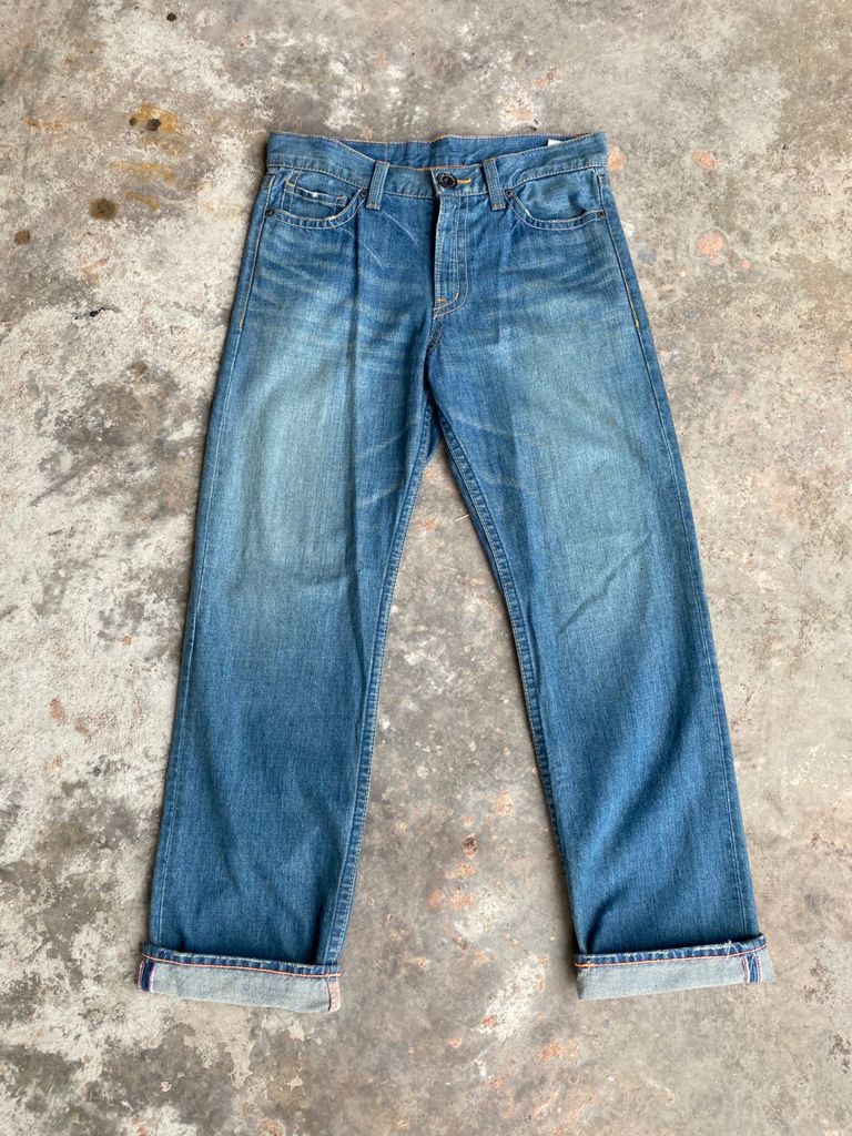 Japanese Brand Vintage Co&Lu Denim Selvedge Japanese Brands Size US 33 - 3 Thumbnail