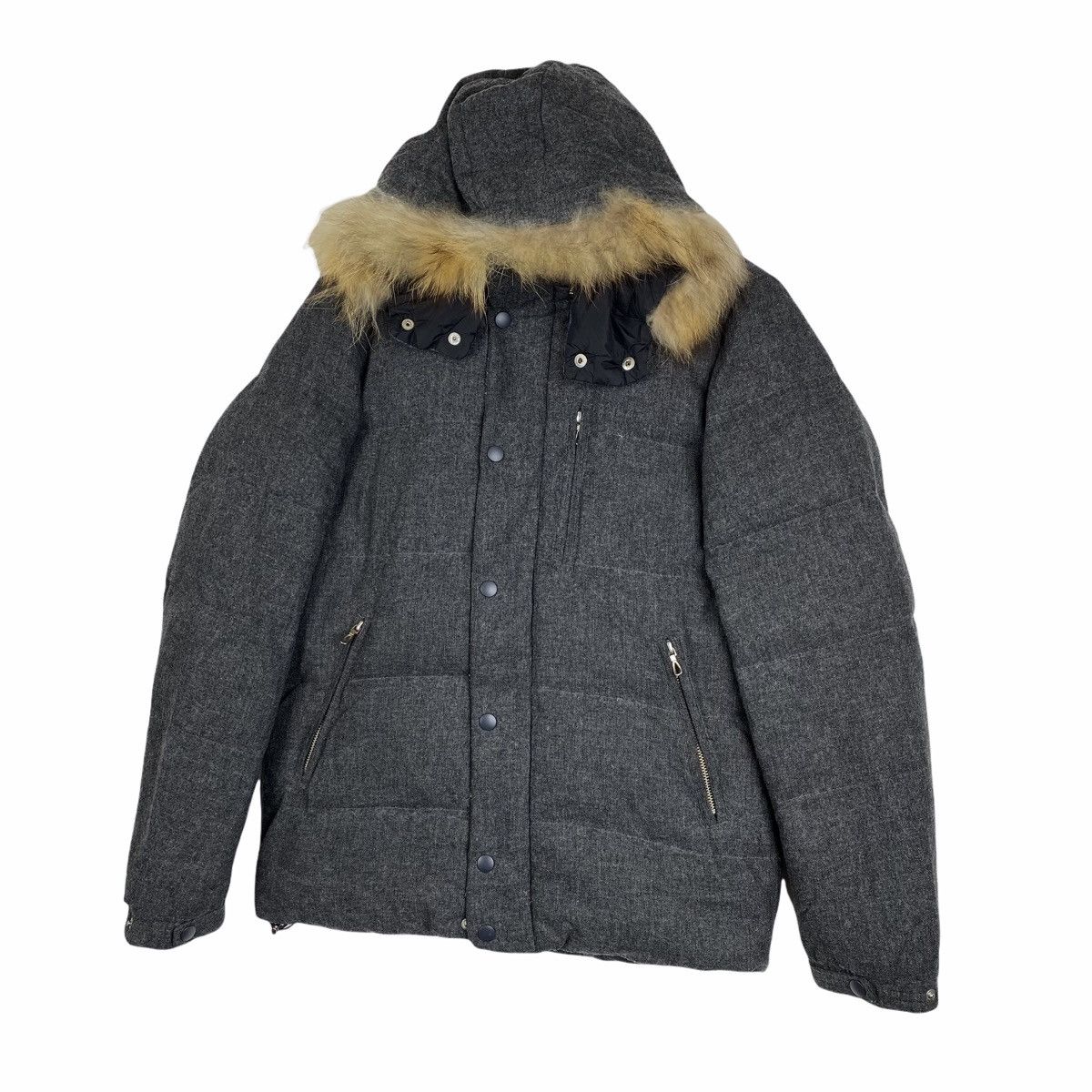 SHIPS × Ships Jet Blue × Vintage VINTAGE SHIPS JET BLUE PUFFER HOODIE JACKET Size US S / EU 44-46 / 1 - 4 Thumbnail