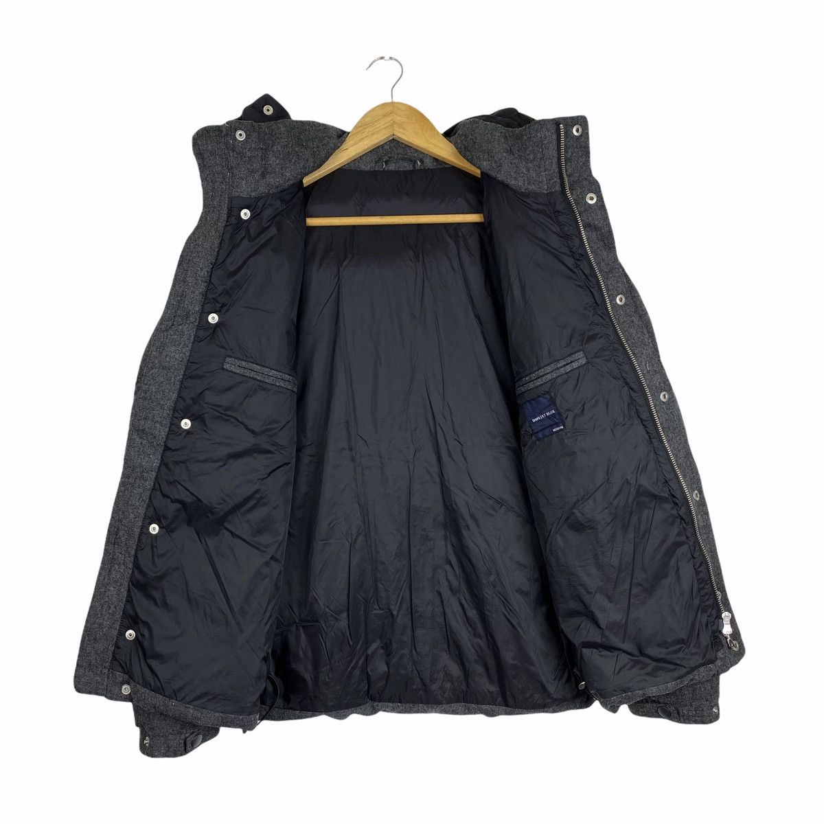 SHIPS × Ships Jet Blue × Vintage VINTAGE SHIPS JET BLUE PUFFER HOODIE JACKET Size US S / EU 44-46 / 1 - 3 Thumbnail