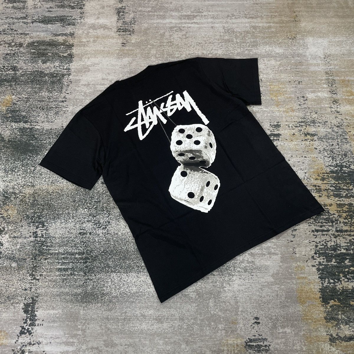 Stussy Stussy Dice Tshirt Black // Large | Grailed