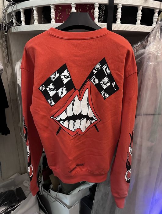 Chrome Hearts Chrome Hearts PPO ketchup crewneck | Grailed