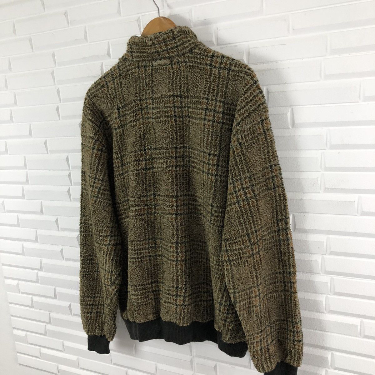 Japanese Brand VARSITY JACKET REVE JAPAN TOKYO HERRINGBONE WOOL Size US L / EU 52-54 / 3 - 7 Thumbnail