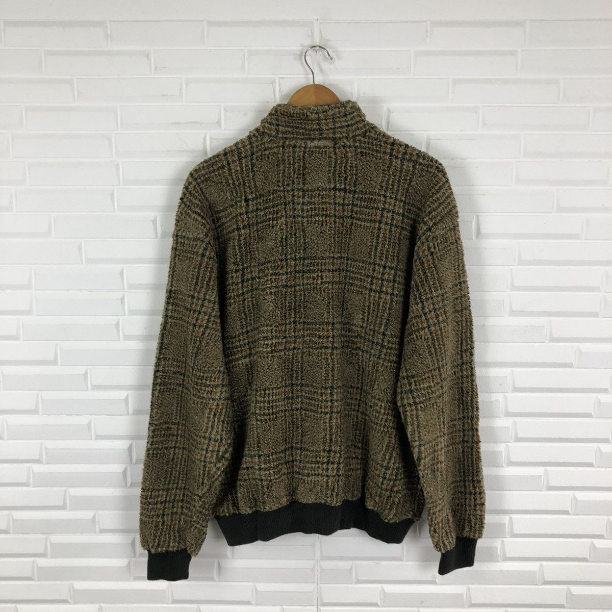 Japanese Brand VARSITY JACKET REVE JAPAN TOKYO HERRINGBONE WOOL Size US L / EU 52-54 / 3 - 6 Thumbnail