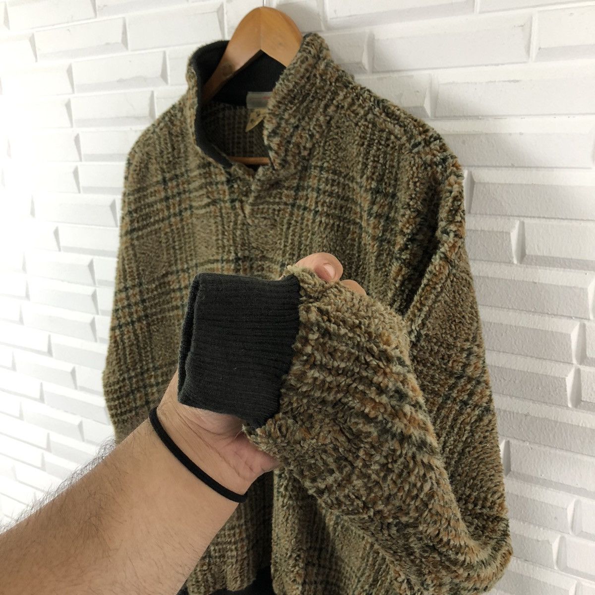 Japanese Brand VARSITY JACKET REVE JAPAN TOKYO HERRINGBONE WOOL Size US L / EU 52-54 / 3 - 4 Thumbnail