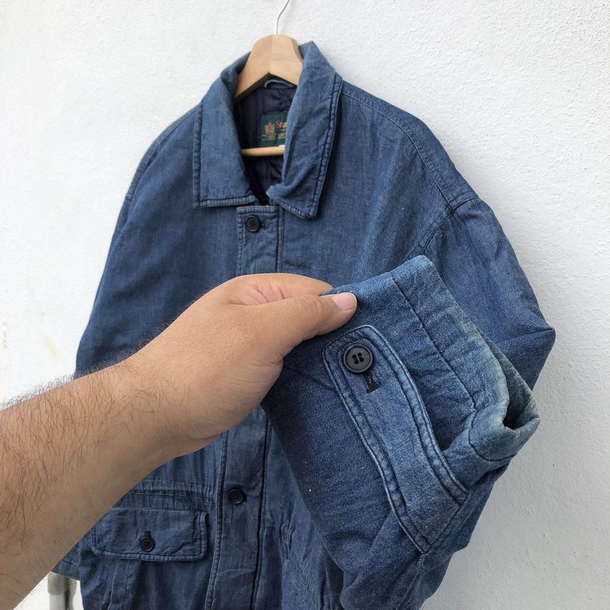 Vintage VINTAGE STUART KENT UNITEDWEAR DENIM JACKET Size US M / EU 48-50 / 2 - 5 Thumbnail