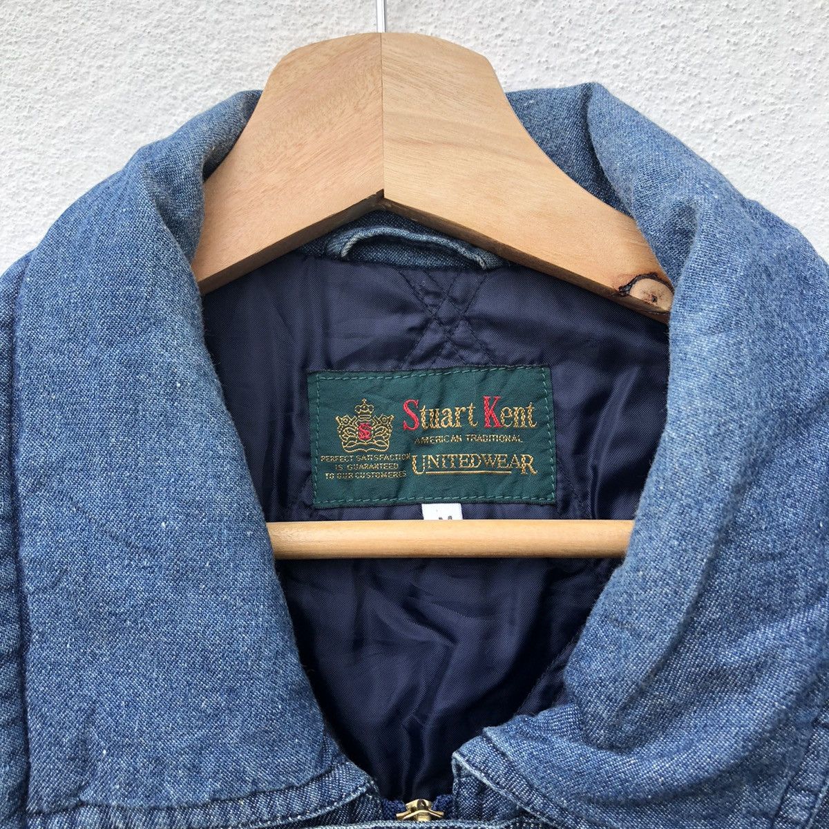 Vintage VINTAGE STUART KENT UNITEDWEAR DENIM JACKET Size US M / EU 48-50 / 2 - 9 Thumbnail