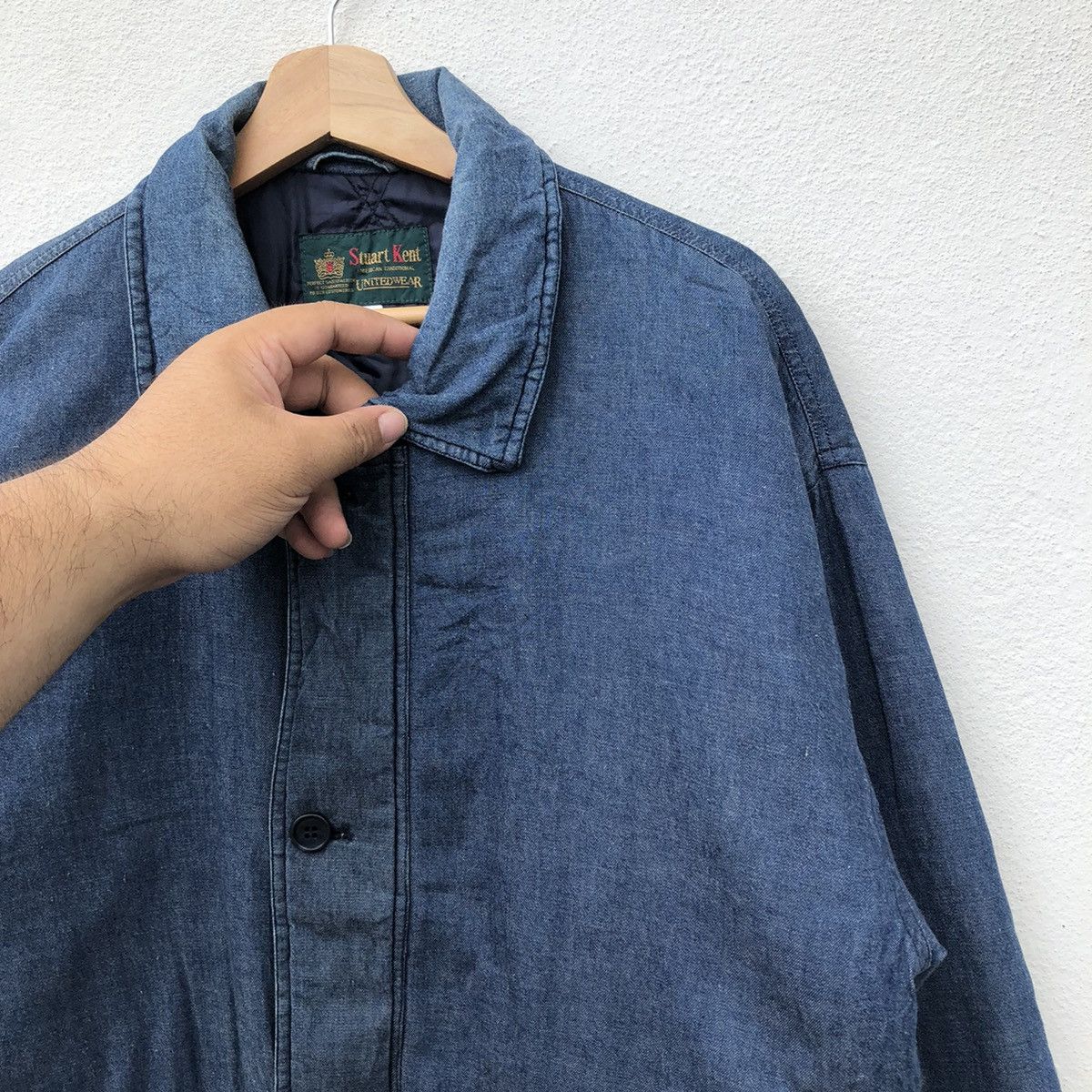 Vintage VINTAGE STUART KENT UNITEDWEAR DENIM JACKET Size US M / EU 48-50 / 2 - 4 Thumbnail