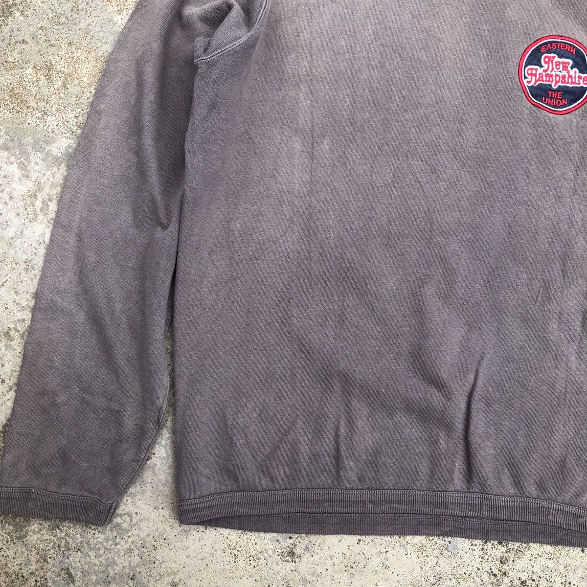 Japanese Brand VINTAGE SWEATSHIRT SQUARE FIELD PATCH BIG LOGO Size US M / EU 48-50 / 2 - 6 Thumbnail