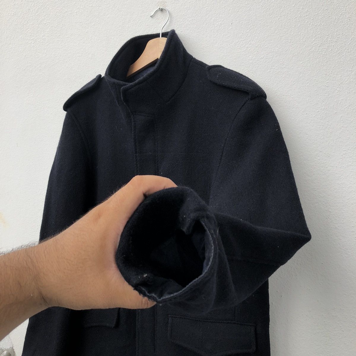 Japanese Brand MULTI POCKET WOOL JACKET BY ABAH HOUSE JAPANESE BRAND Size US M / EU 48-50 / 2 - 8 Thumbnail