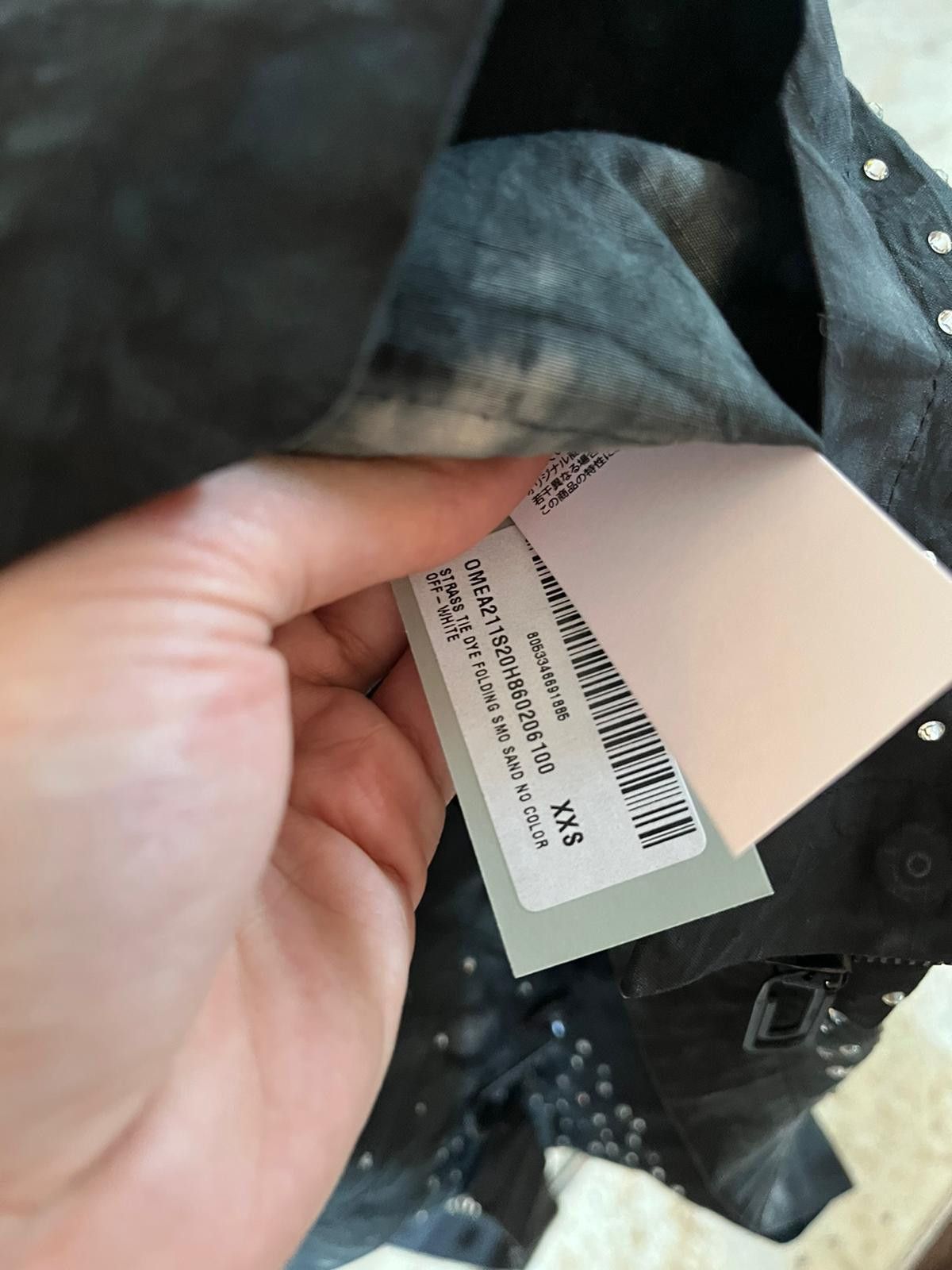 Off-White Oversized Strass Tie Dye Crystal Bottom Anorak in Multicolor Size US XXS / EU 40 - 15 Thumbnail
