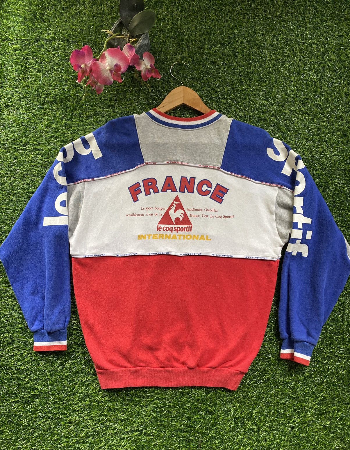 Japanese Brand × Le Coq Sportif × Vintage Vintage Le Coq Sportif France Sweatshirt Size US M / EU 48-50 / 2 - 2 Thumbnail