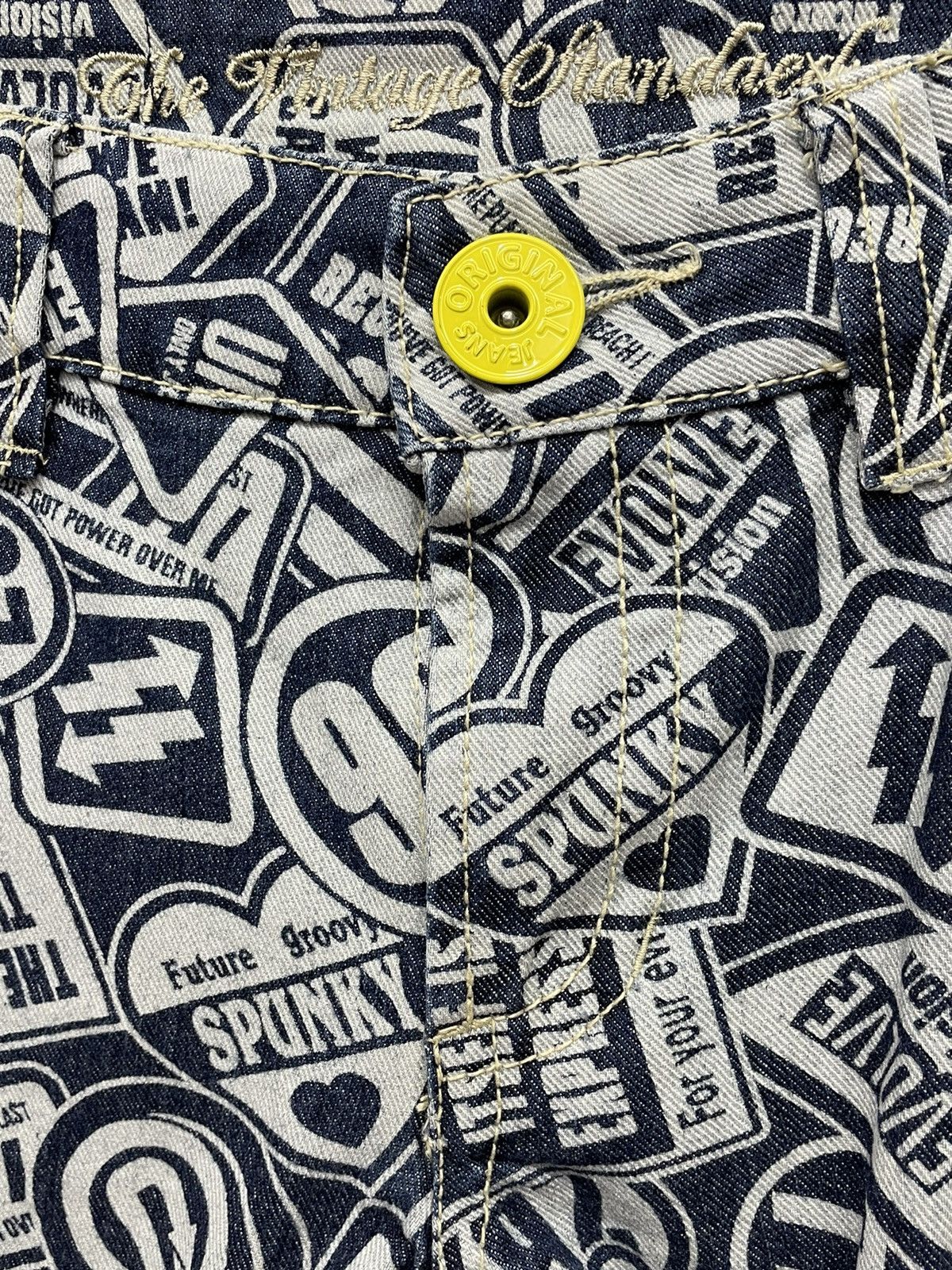 Japanese Brand BEST OFFER! Vtg Printed Pants Inspired by Hysteric Glamour! Size US 28 / EU 44 - 4 Thumbnail
