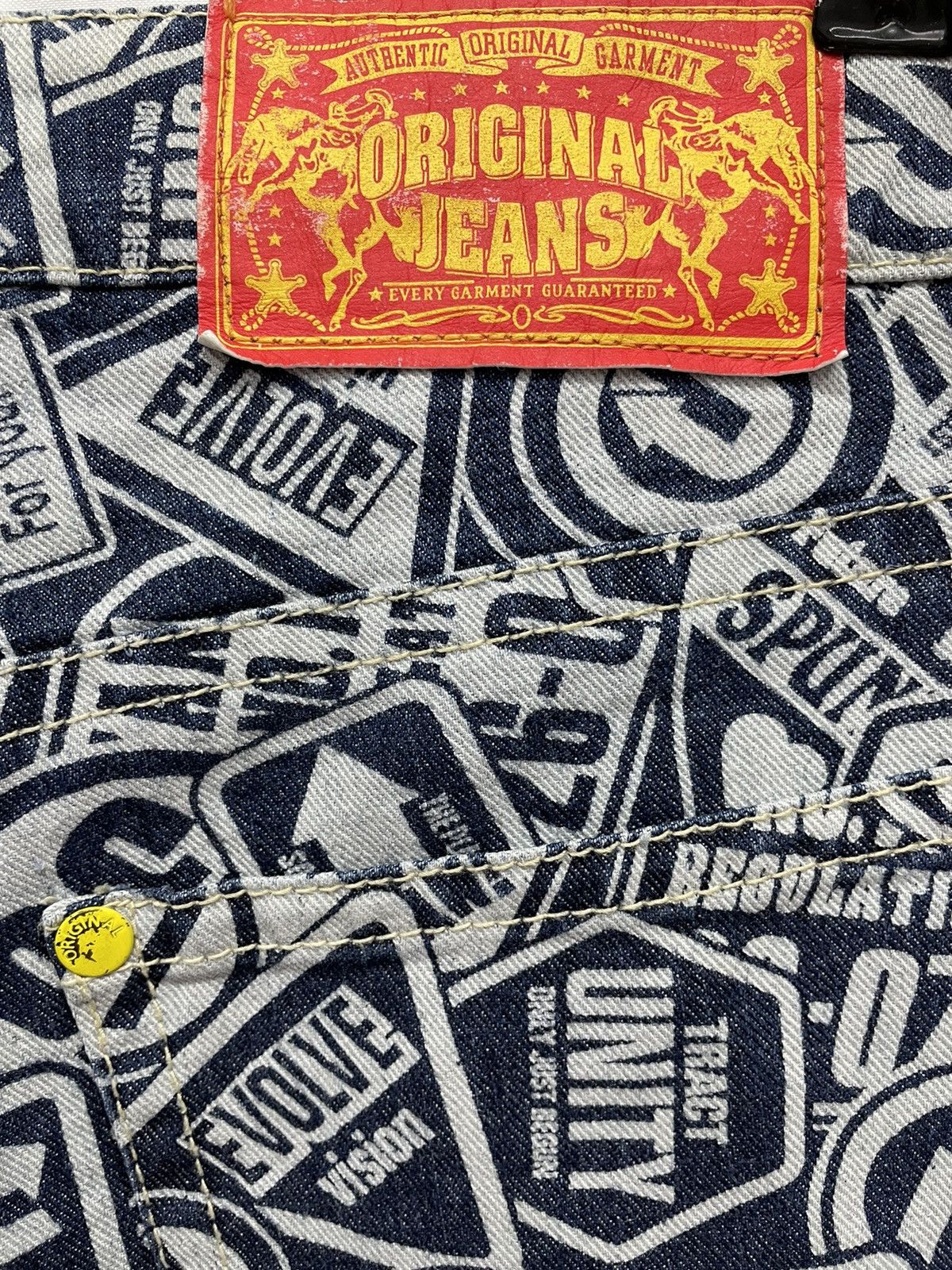 Japanese Brand BEST OFFER! Vtg Printed Pants Inspired by Hysteric Glamour! Size US 28 / EU 44 - 5 Thumbnail