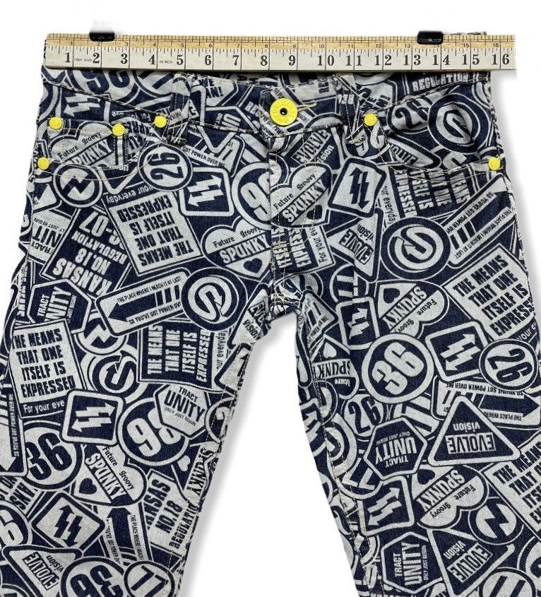 Japanese Brand BEST OFFER! Vtg Printed Pants Inspired by Hysteric Glamour! Size US 28 / EU 44 - 8 Thumbnail
