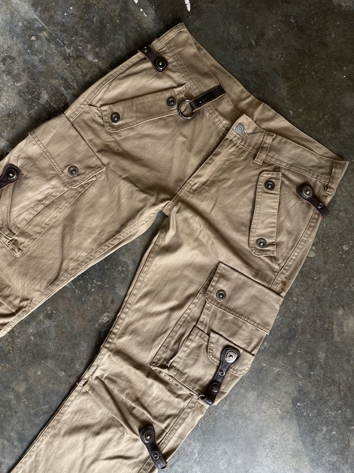 If Six Was Nine Tornado Mart Bondage Flare Pants Size US 32 / EU 48 - 3 Thumbnail