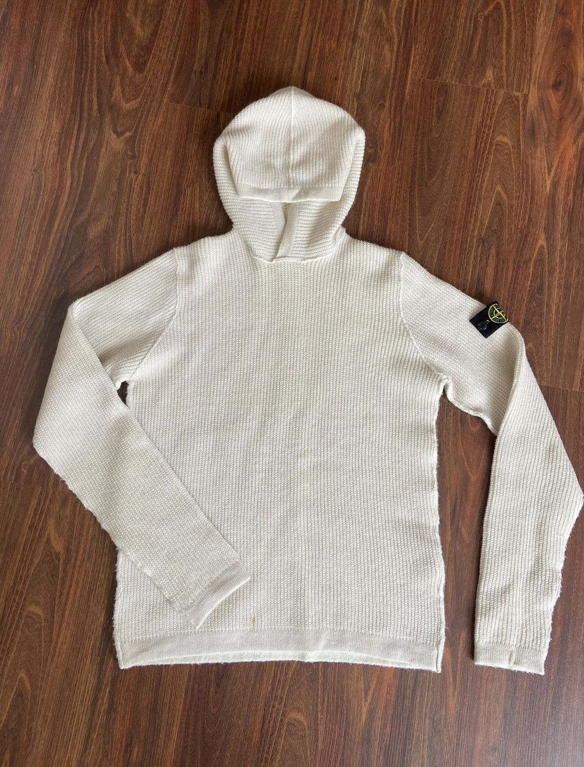 Stone Island Stone Island Junior Wool Hoodie Size US S / EU 44-46 / 1 - 1 Thumbnail