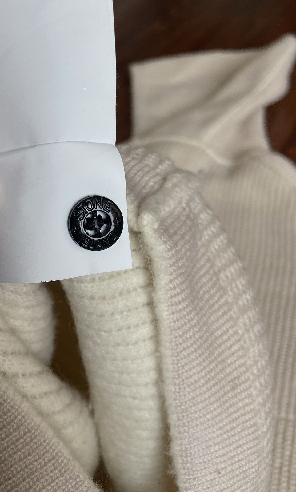 Stone Island Stone Island Junior Wool Hoodie Size US S / EU 44-46 / 1 - 12 Thumbnail