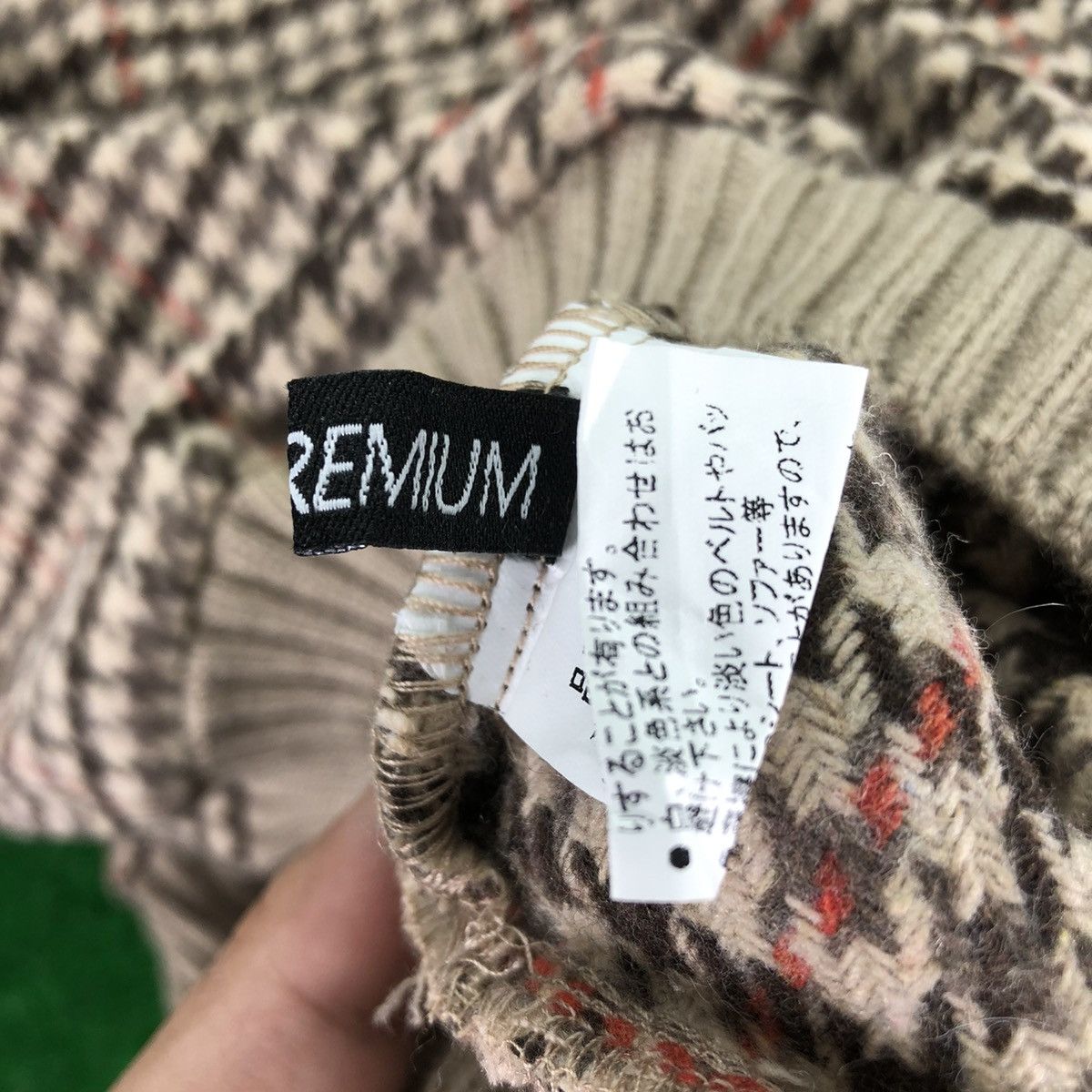 Japanese Brand Vintage Wool Sweater Baggy Houndstooth by Spray Premium Size M / US 6-8 / IT 42-44 - 11 Thumbnail