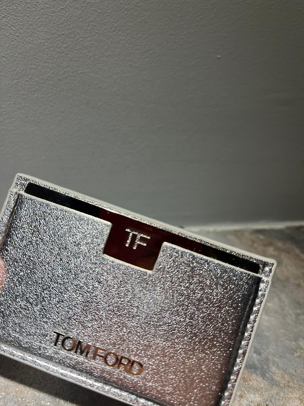 Tom Ford o1rshd1 Mirror/Card Holder Wallet in Silver Size ONE SIZE - 8 Thumbnail