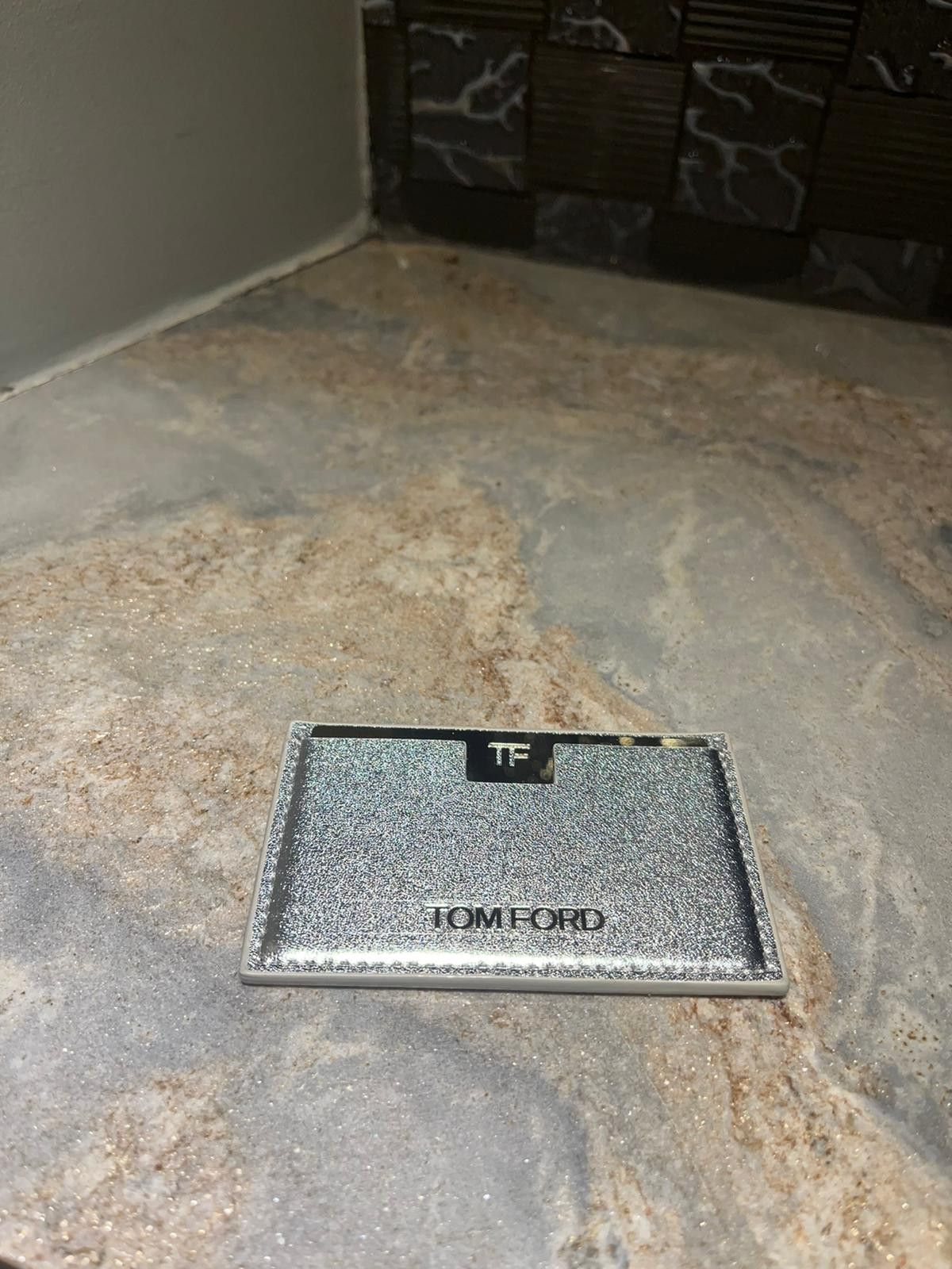 Tom Ford o1rshd1 Mirror/Card Holder Wallet in Silver Size ONE SIZE - 1 Thumbnail