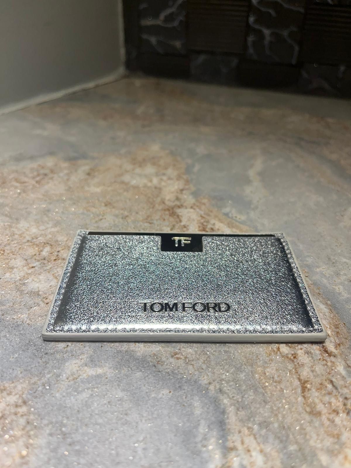 Tom Ford o1rshd1 Mirror/Card Holder Wallet in Silver Size ONE SIZE - 5 Thumbnail