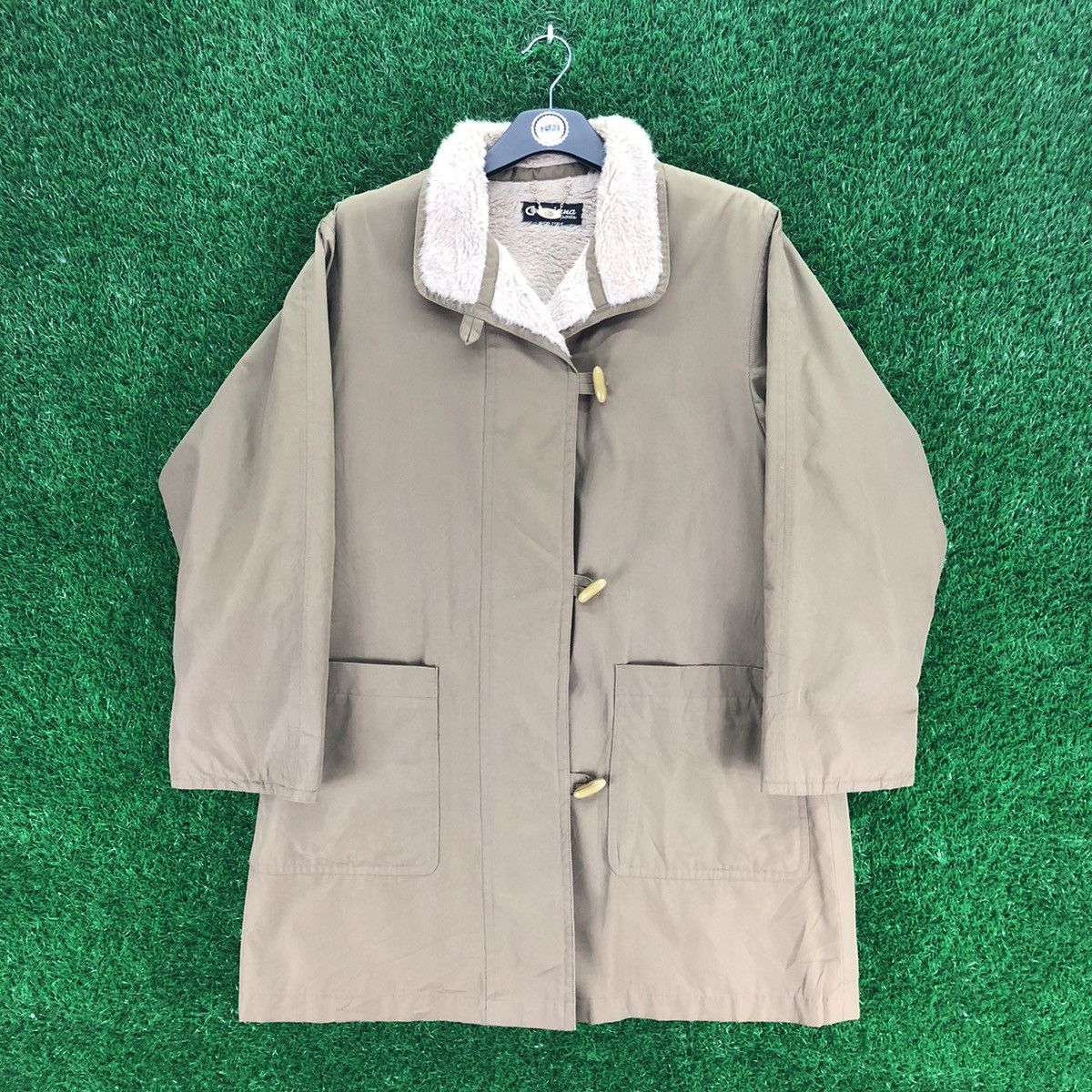 Japanese Brand Vintage 80's Duffle Coat Sherpa Lining by Jojana Sports Size US S / EU 44-46 / 1 - 1 Thumbnail