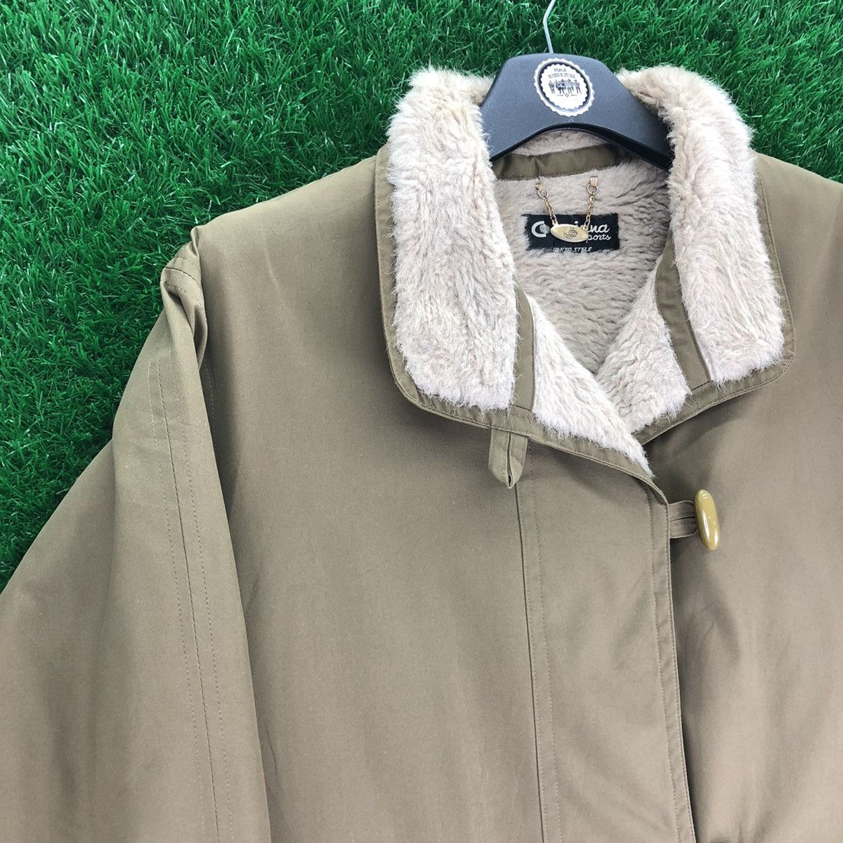 Japanese Brand Vintage 80's Duffle Coat Sherpa Lining by Jojana Sports Size US S / EU 44-46 / 1 - 2 Thumbnail