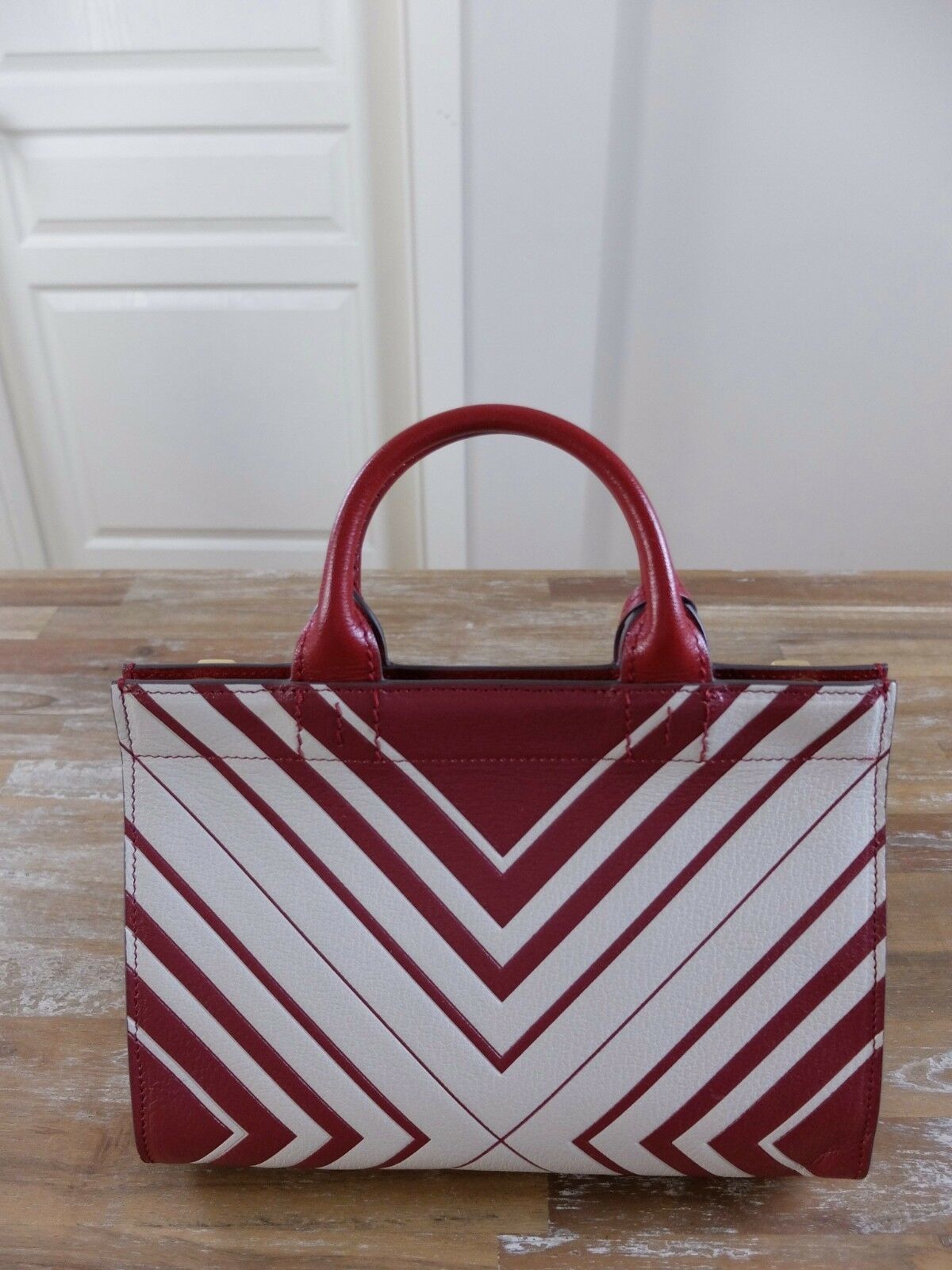 Anya Hindmarch ANYA HINDMARCH Ephson mini Diamonds in Chalk / Vampire bag Size ONE SIZE - 2 Thumbnail