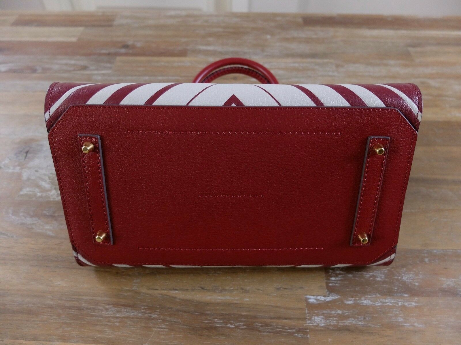 Anya Hindmarch ANYA HINDMARCH Ephson mini Diamonds in Chalk / Vampire bag Size ONE SIZE - 4 Thumbnail