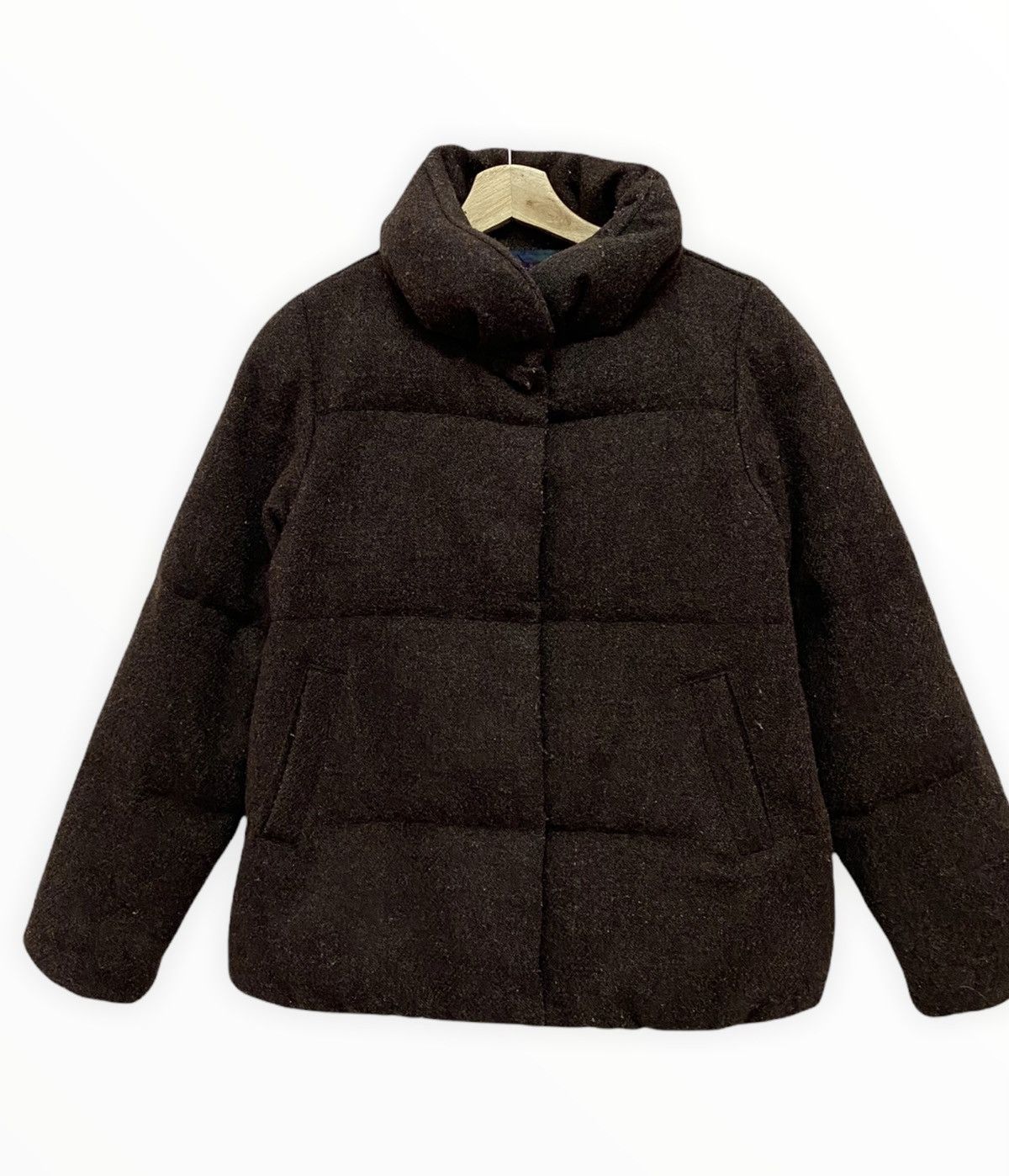 Harris Tweed HARRIS TWEED 100% PURE NEW WOOL PUFFER DOWN JACKET WINTER Size US M / EU 48-50 / 2 - 5 Thumbnail