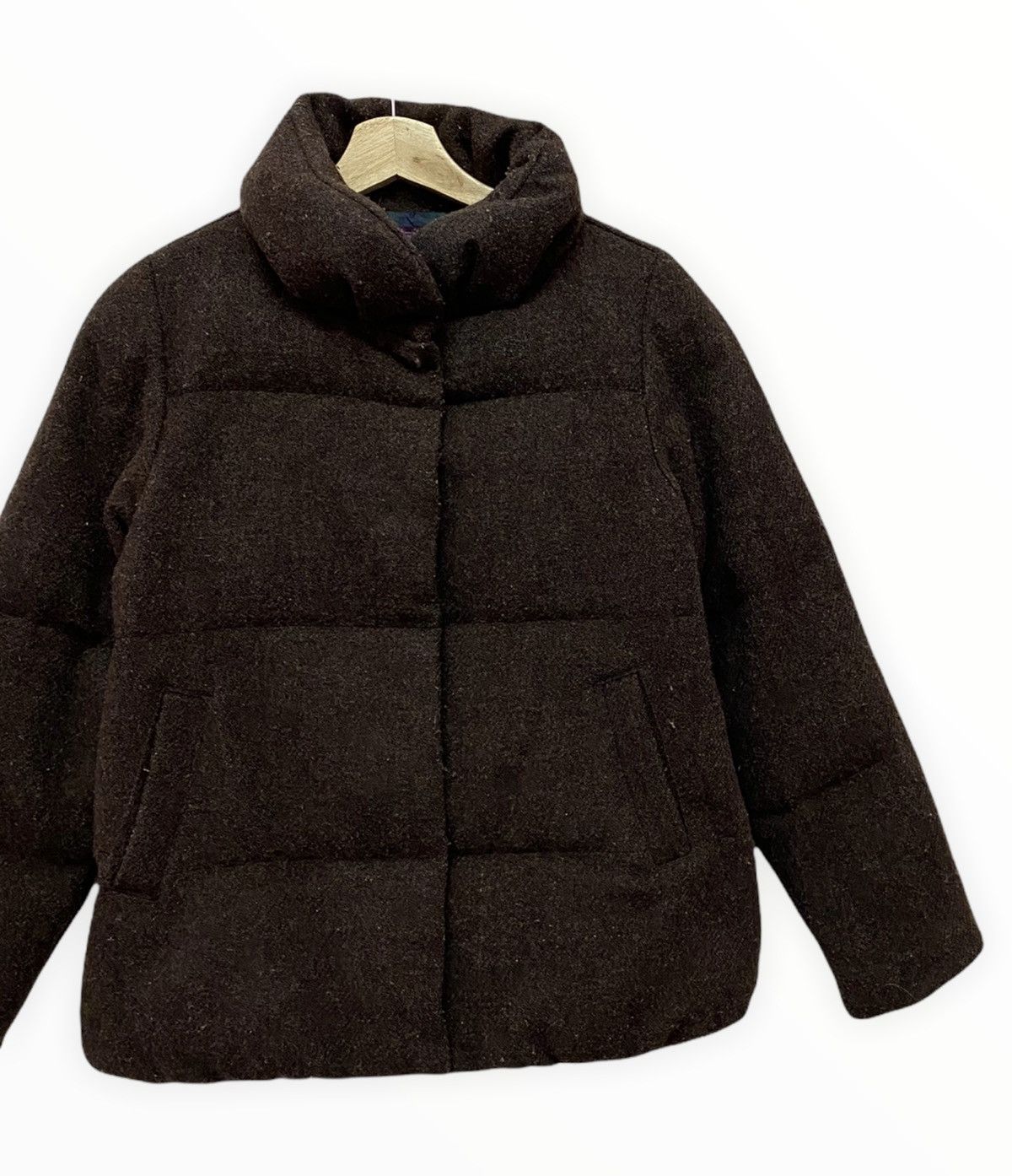 Harris Tweed HARRIS TWEED 100% PURE NEW WOOL PUFFER DOWN JACKET WINTER Size US M / EU 48-50 / 2 - 4 Thumbnail