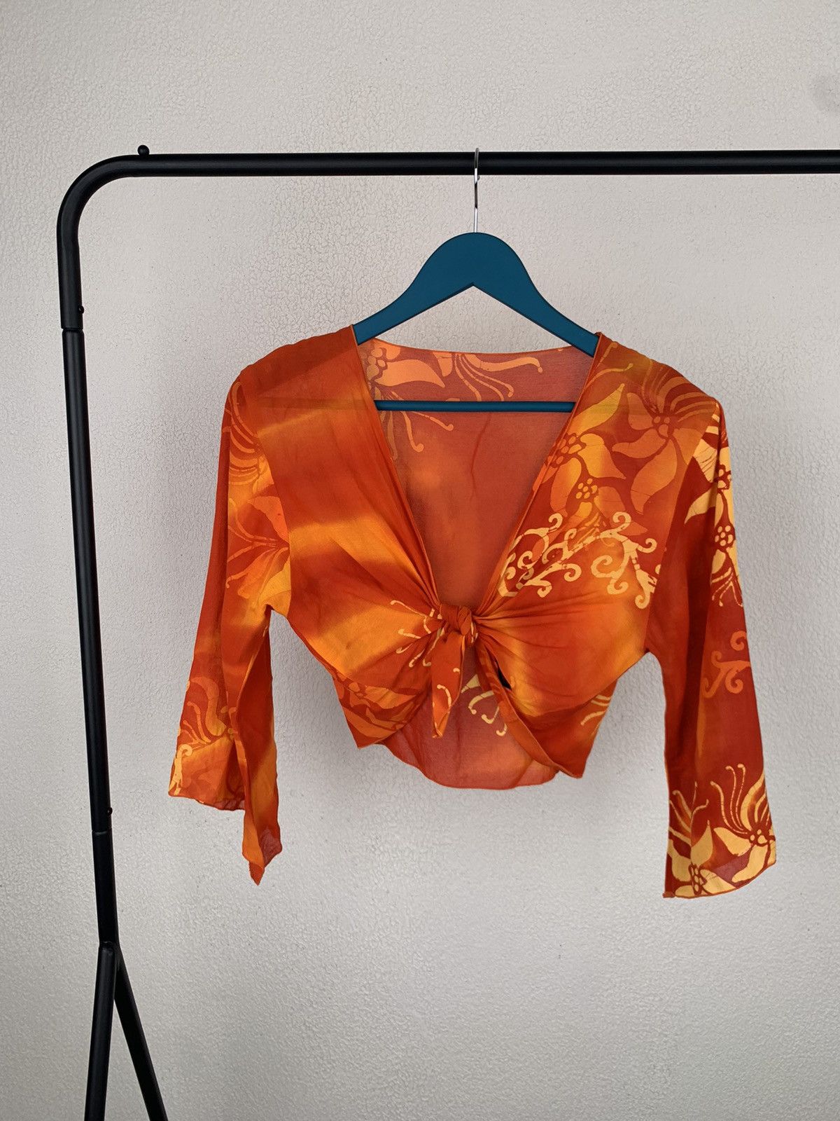 Vintage Cropped Fringe Top (XS-S)