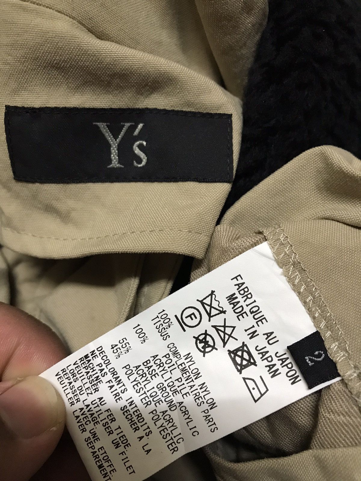 Japanese Brand × Y's for Men × Yohji Yamamoto Y’s Parka Jacket ...... Size US XL / EU 56 / 4 - 16 Thumbnail
