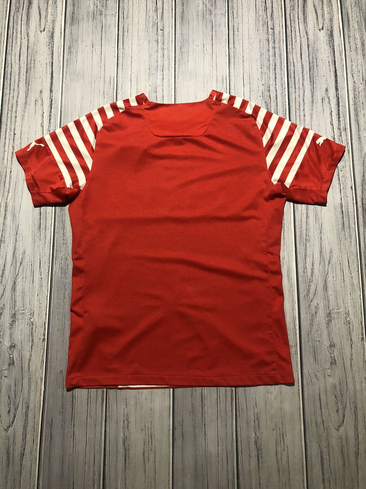 Puma Arsenal 2014 2015 Pre Match Training Shirt Soccer Jersey Size US M / EU 48-50 / 2 - 9 Thumbnail