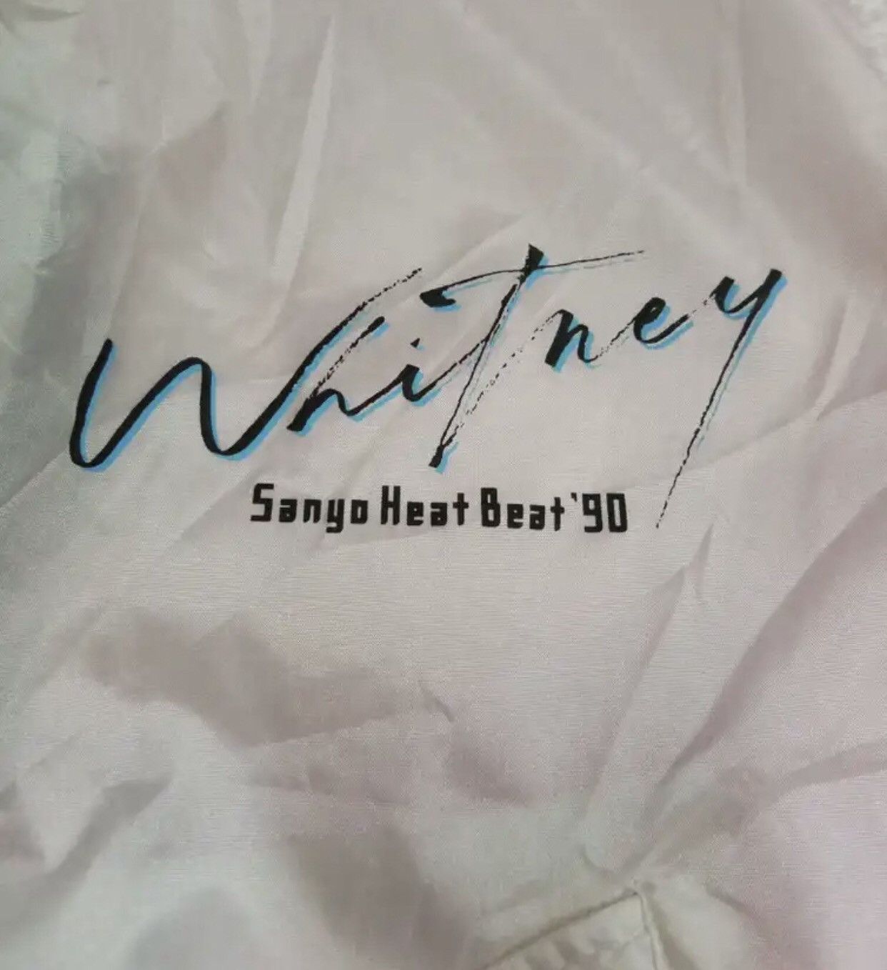 Japanese Brand × Vintage 90s WHITNEY HOUSTON , bomber jacket Windbreaker Size US M / EU 48-50 / 2 - 5 Thumbnail