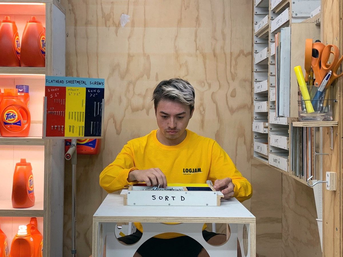 Tom Sachs Tom Sachs Logjam Longsleeve Tee T-shirt Yellow New Sold Out Size US S / EU 44-46 / 1 - 5 Thumbnail