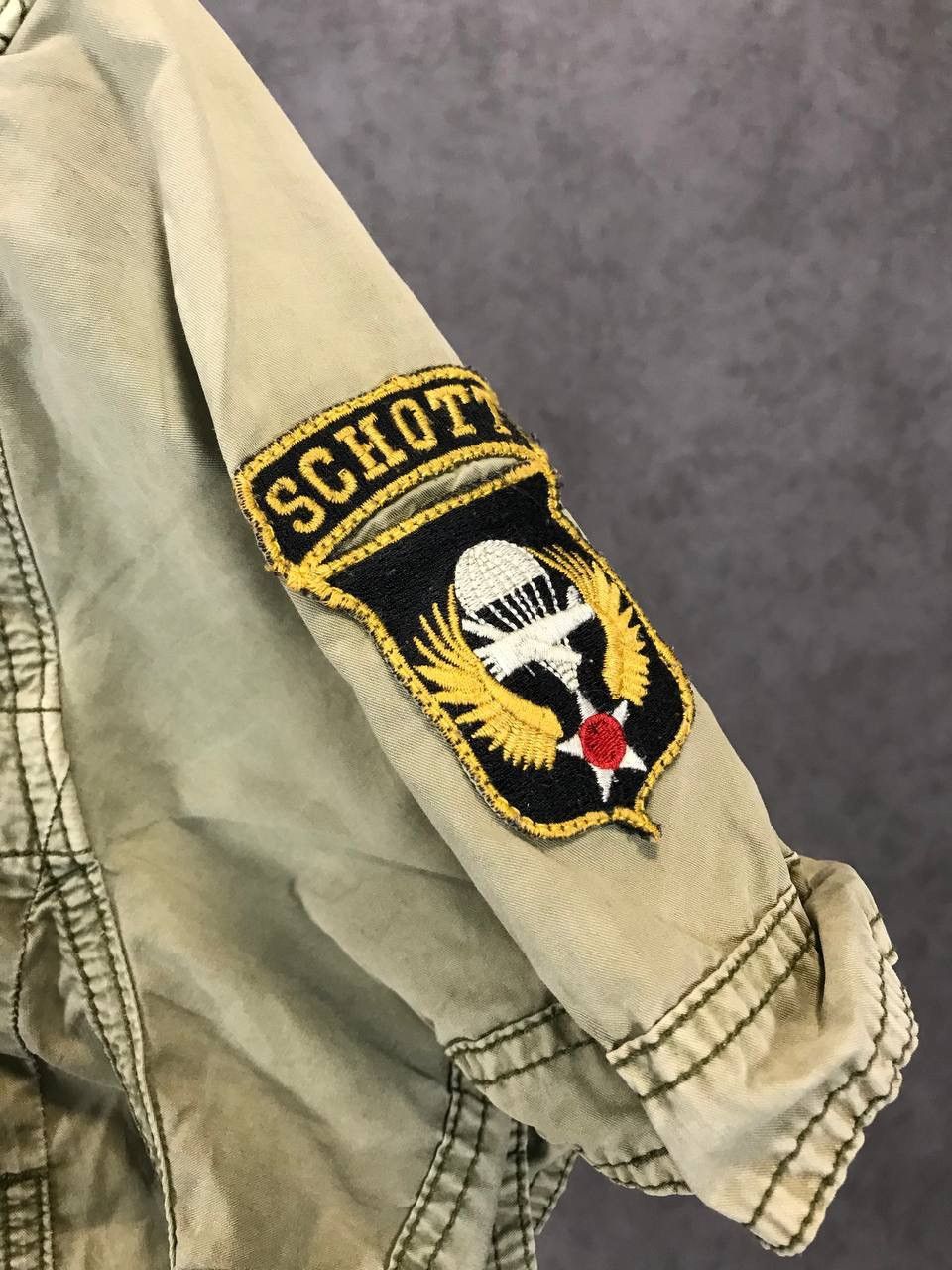 Schott Schott vintage army shirt Size US L / EU 52-54 / 3 - 4 Thumbnail