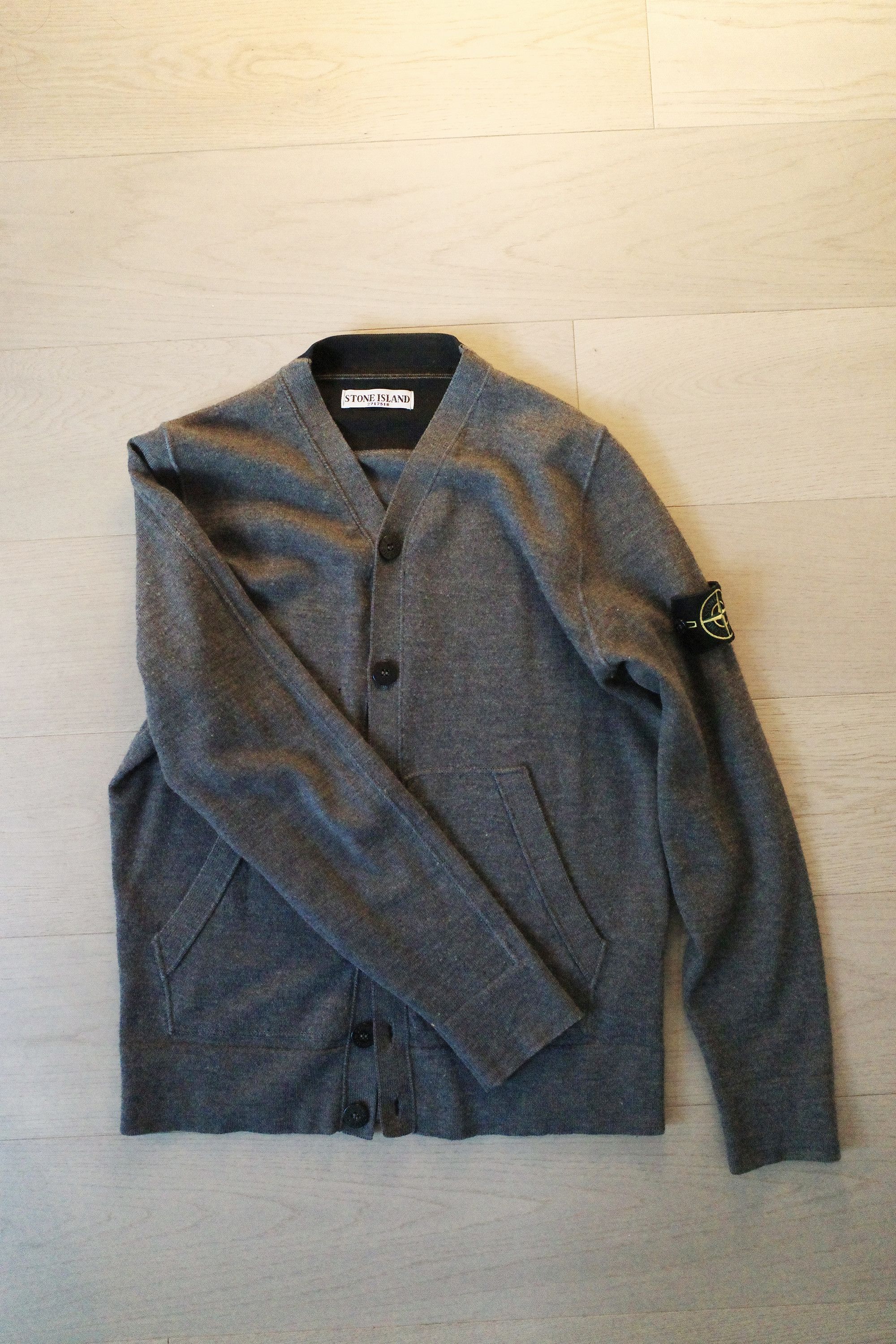 Stone Island Stone Island Cardigan Gray Wool Size US S / EU 44-46 / 1 - 2 Thumbnail