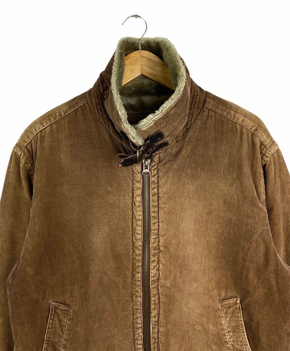 Vintage VINTAGE JUNGLE STORM B-3 DESIGN CODUROY ZIPPER JACKET Size US M / EU 48-50 / 2 - 4 Thumbnail