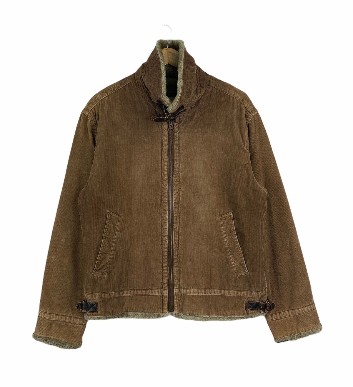 Vintage VINTAGE JUNGLE STORM B-3 DESIGN CODUROY ZIPPER JACKET Size US M / EU 48-50 / 2 - 1 Thumbnail