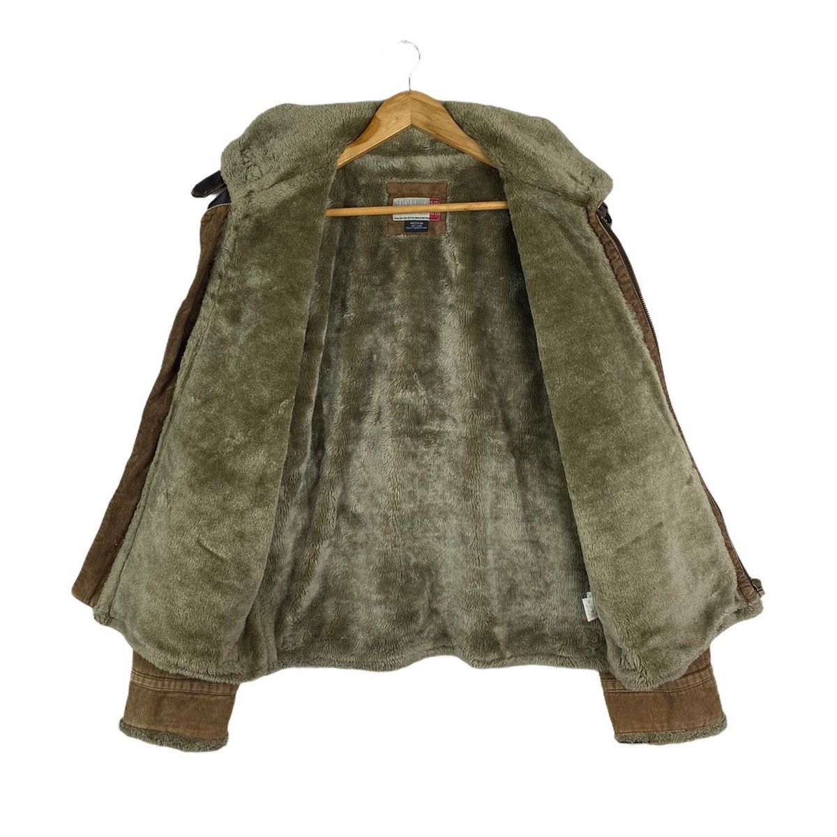 Vintage VINTAGE JUNGLE STORM B-3 DESIGN CODUROY ZIPPER JACKET Size US M / EU 48-50 / 2 - 2 Thumbnail