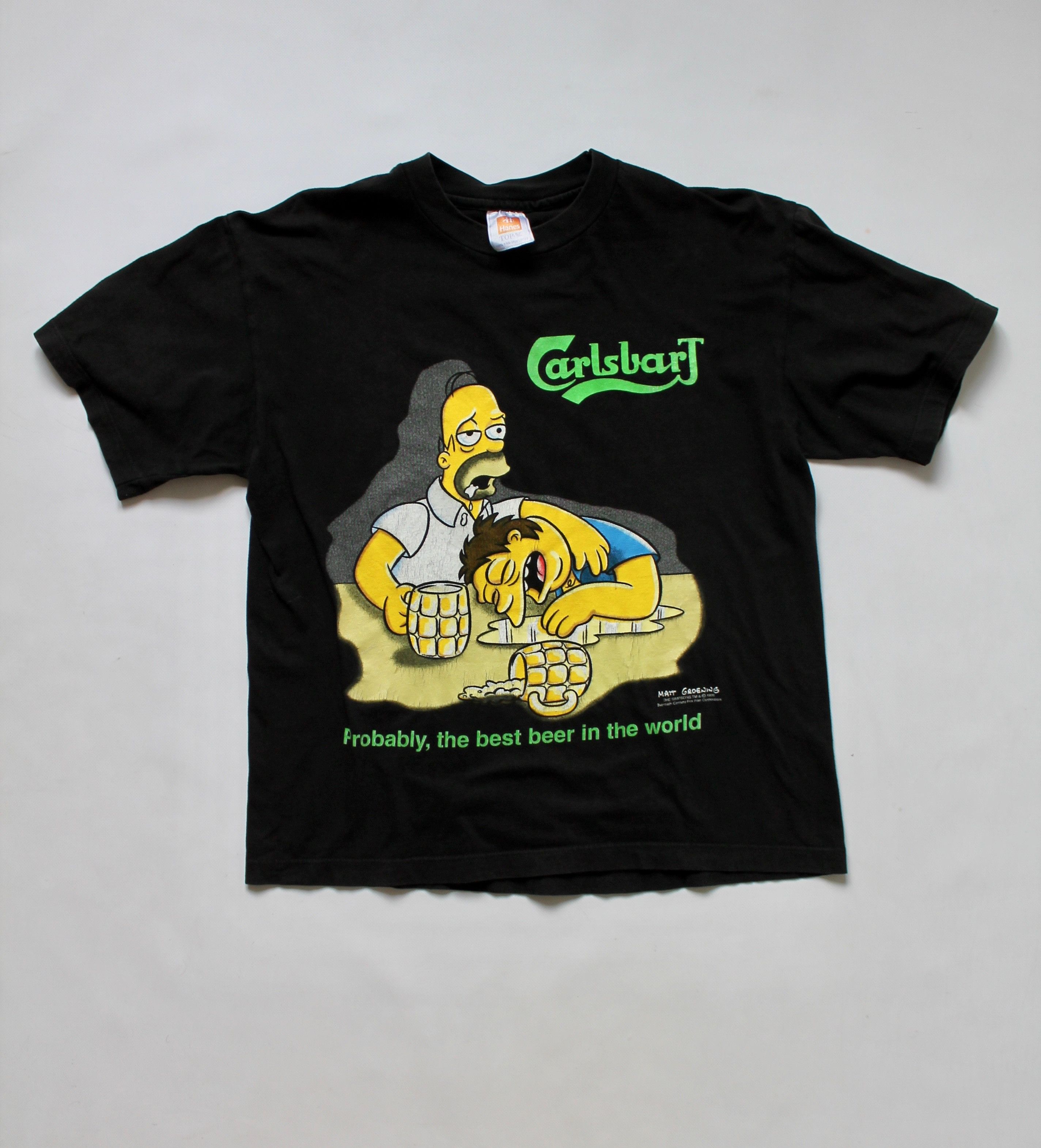 Fox Racing 1998 The Simpsons Carlsberg Carlsbart Movie t Shirt tee Size US L / EU 52-54 / 3 - 2 Thumbnail