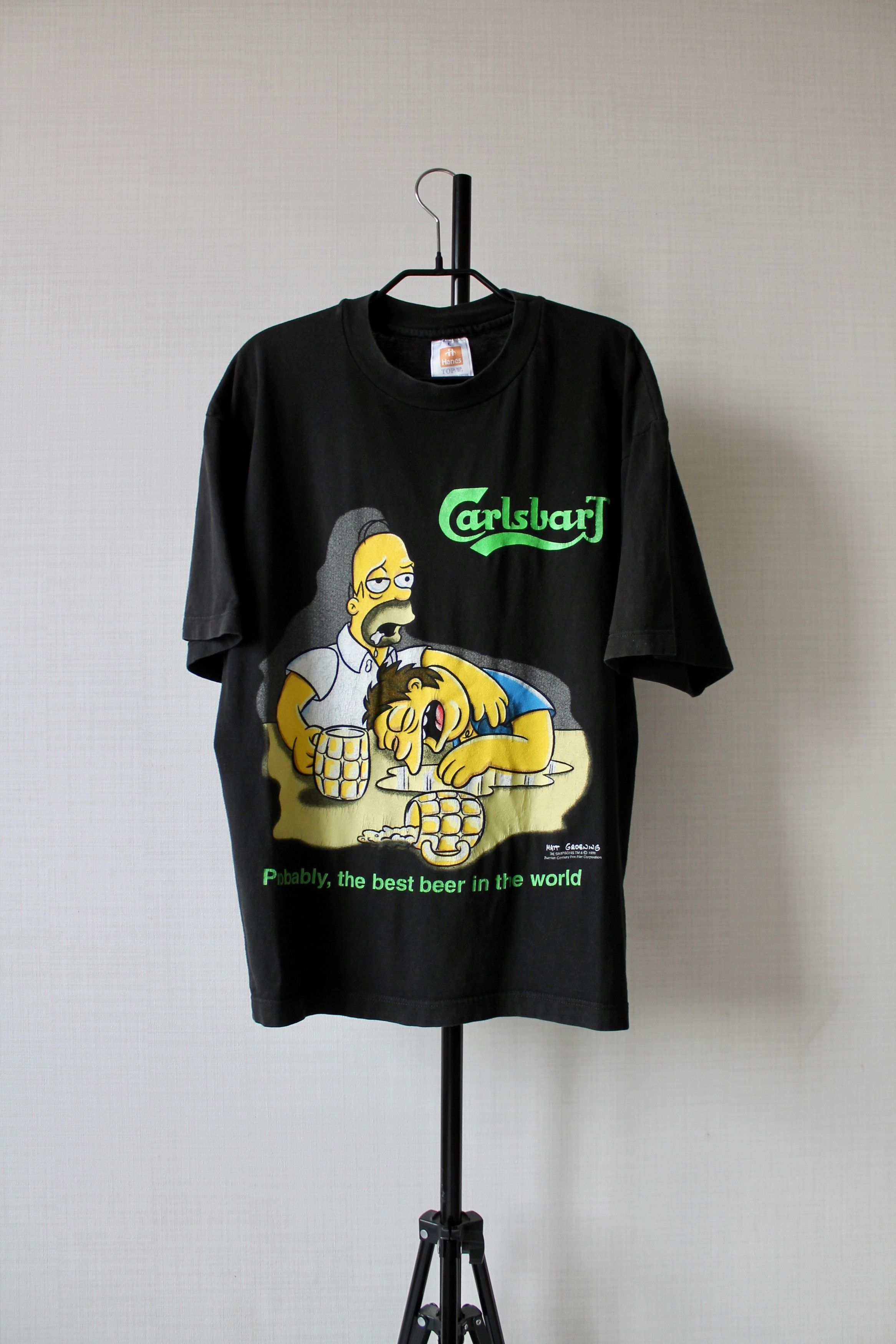 Fox Racing 1998 The Simpsons Carlsberg Carlsbart Movie t Shirt tee Size US L / EU 52-54 / 3 - 1 Thumbnail