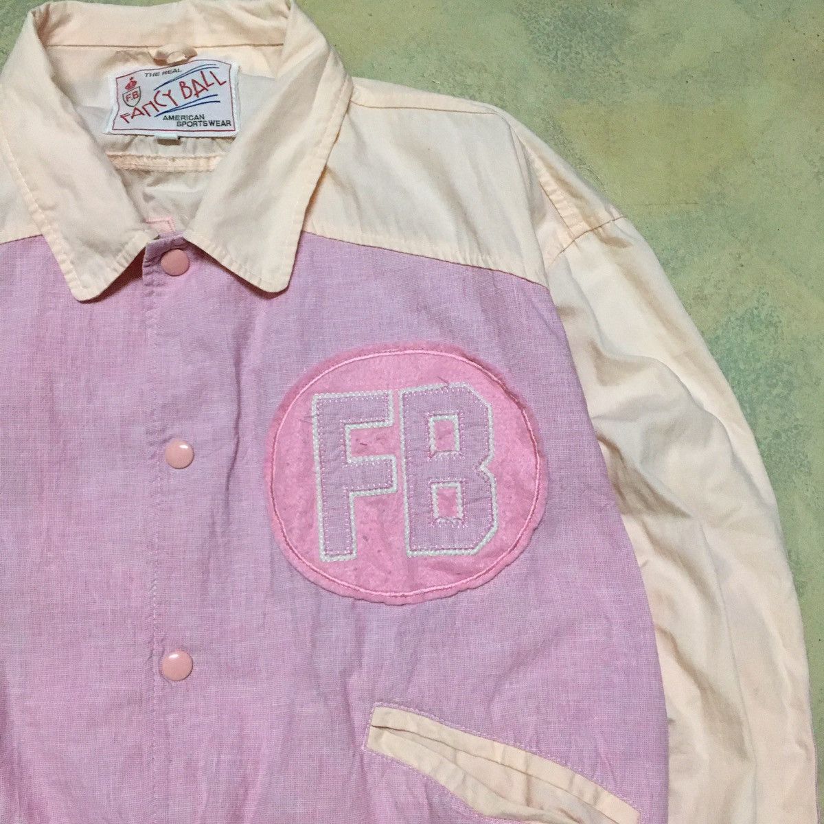 Japanese Brand Japanese Brand Fancy Ball Bomber Jacket Colour Block Size US M / EU 48-50 / 2 - 3 Thumbnail