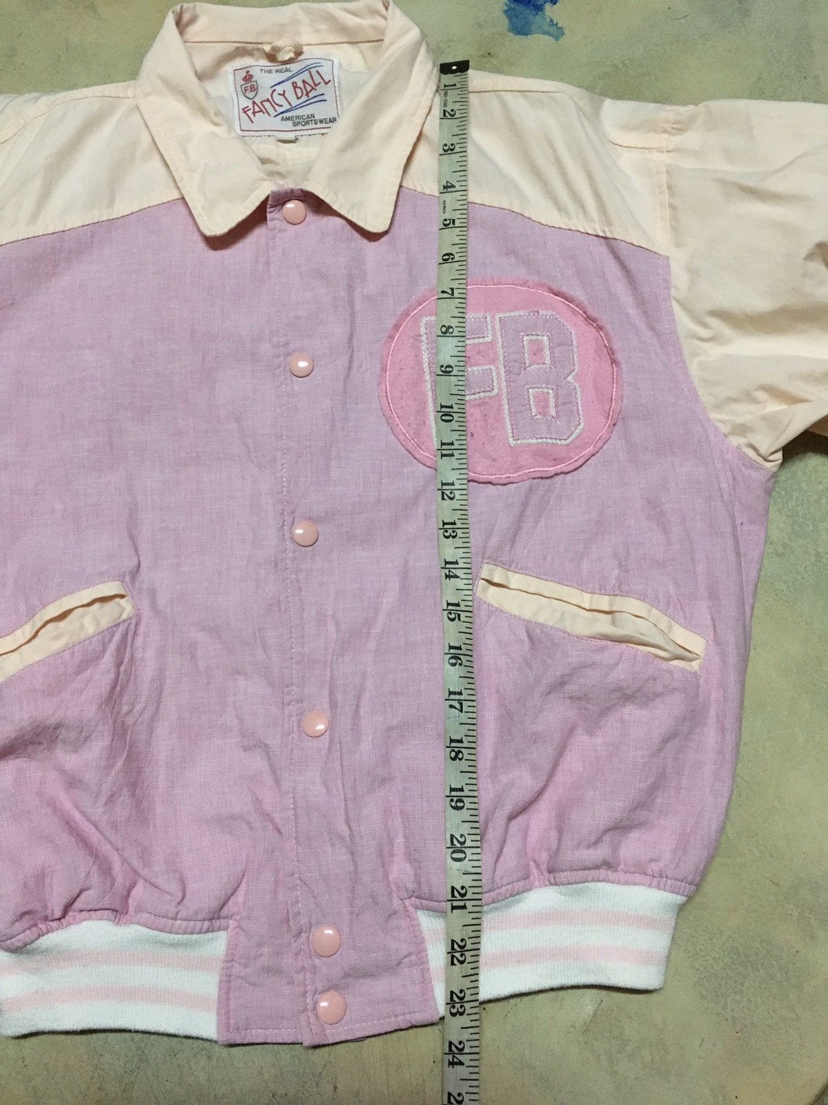 Japanese Brand Japanese Brand Fancy Ball Bomber Jacket Colour Block Size US M / EU 48-50 / 2 - 8 Thumbnail
