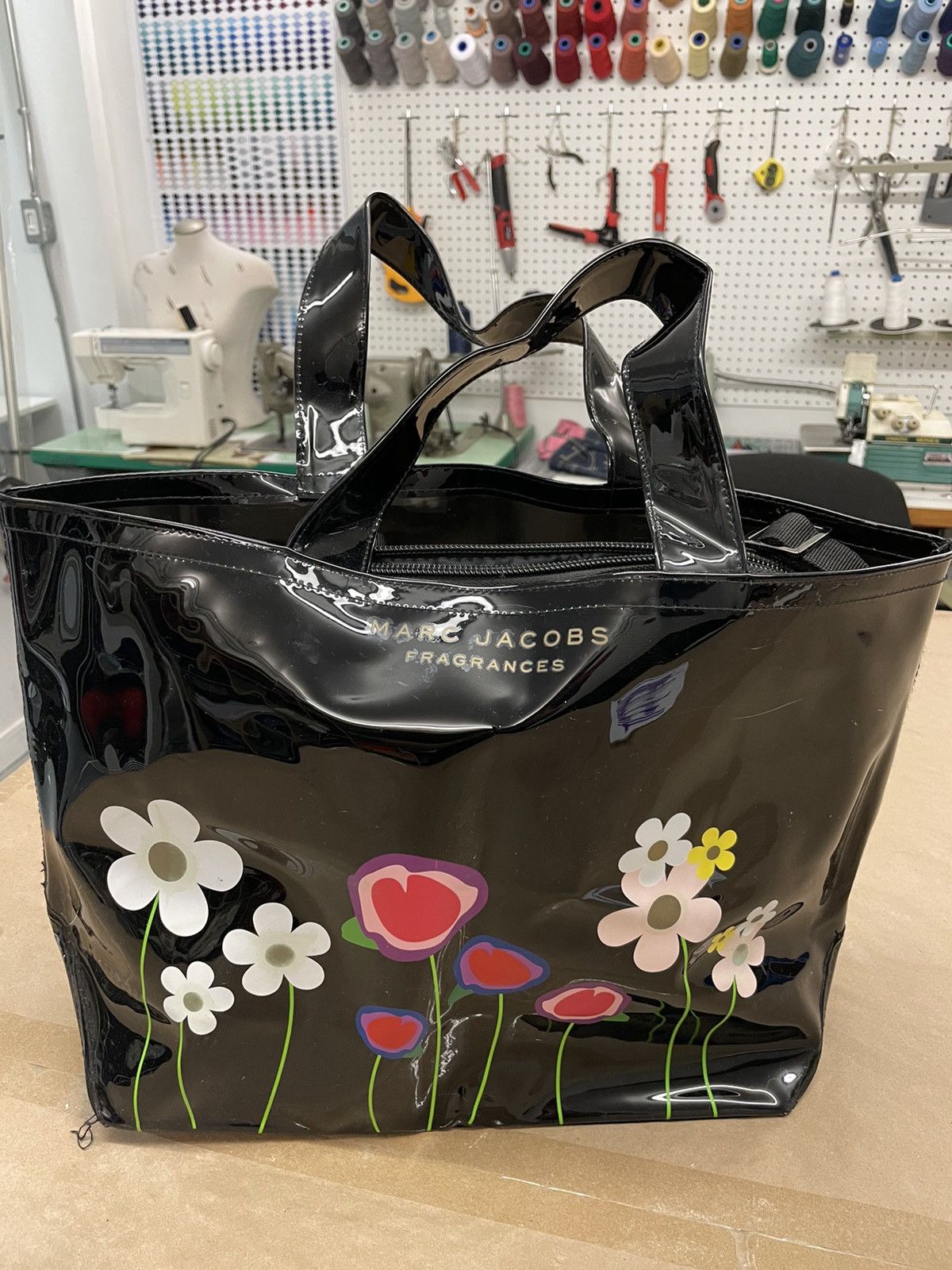 Marc Jacobs Black floral Marc Jacobs tote-bag/purse Size ONE SIZE - 1 Thumbnail