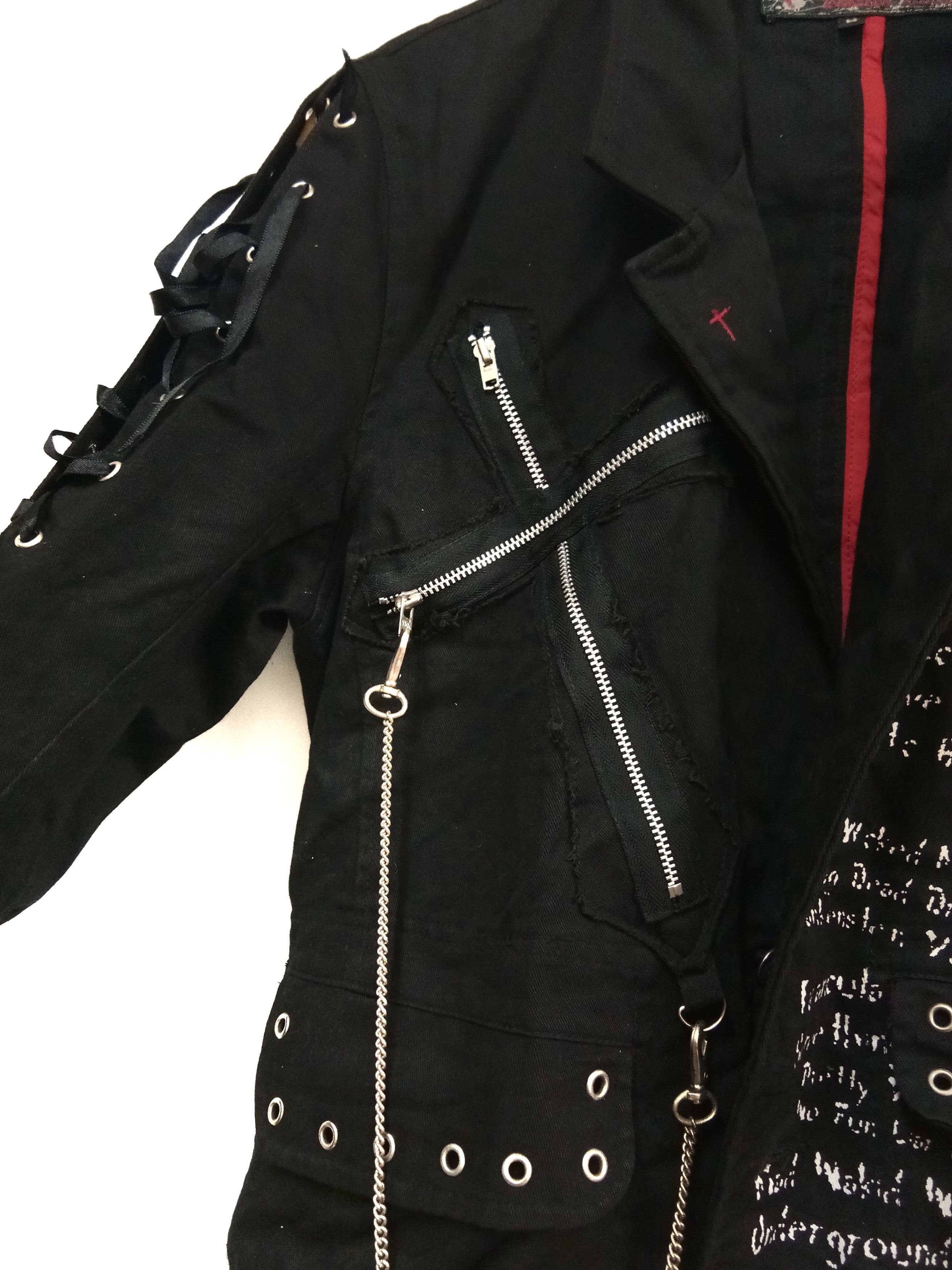 Japanese Brand KEYSTATION THE UK PUNK FASHION BLAZER Size US S / EU 44-46 / 1 - 3 Thumbnail