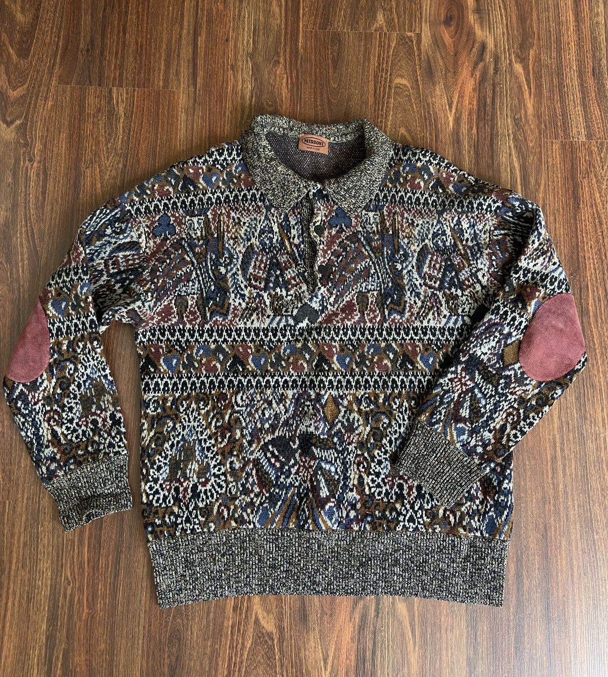 Missoni Missoni vintage multicolour knit sweater Size US L / EU 52-54 / 3 - 1 Thumbnail