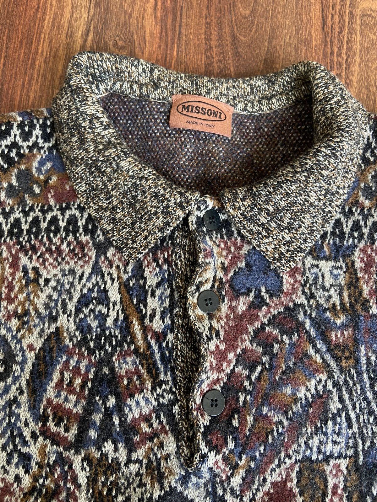 Missoni Missoni vintage multicolour knit sweater Size US L / EU 52-54 / 3 - 3 Thumbnail
